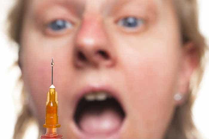 Image result for trypanophobia pic