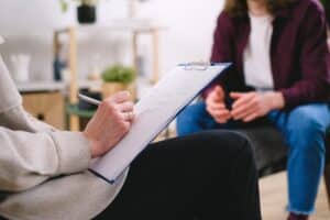 Psychiatric consultation session