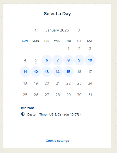 OurRitual session scheduler