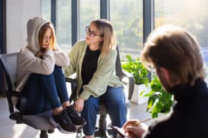 Authentic group therapy meeting